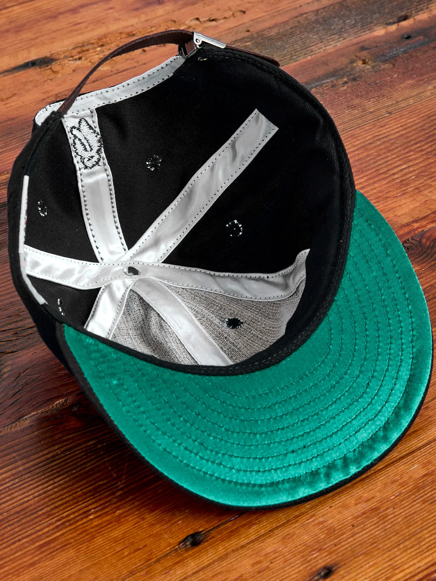 Blue Owl Baseball Cap in Black