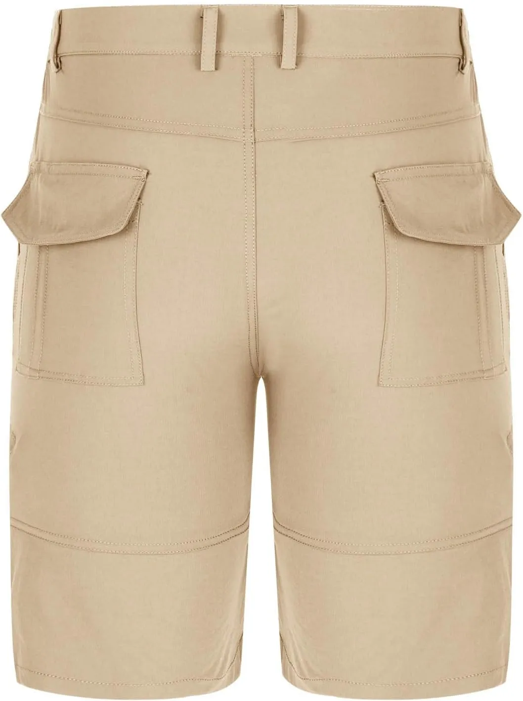 Cargo Shorts for Men Summer Casual Knee Length Water Resistant Work Fishing Hiking Shorts Elastic Waist Short Pants