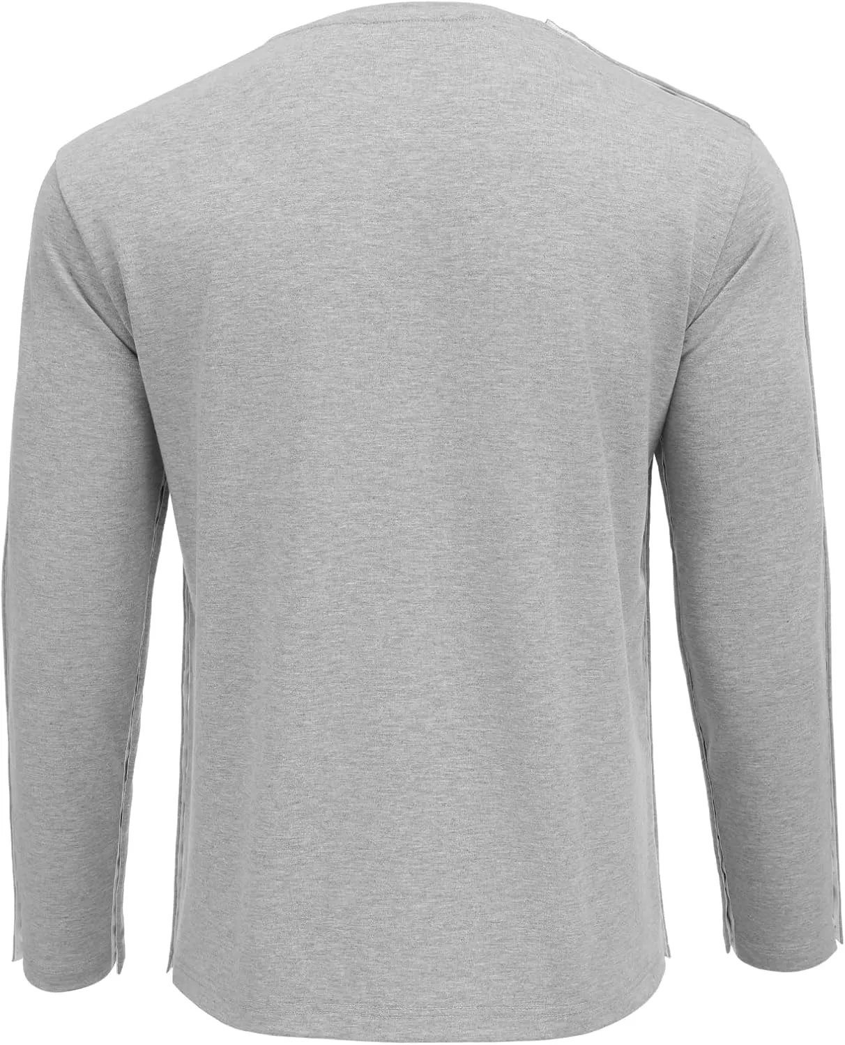 Deyeek Post Shoulder Surgery Recovery Shirts For Men Chemo Port Access Top Snap Full Tear Away Long Sleeve