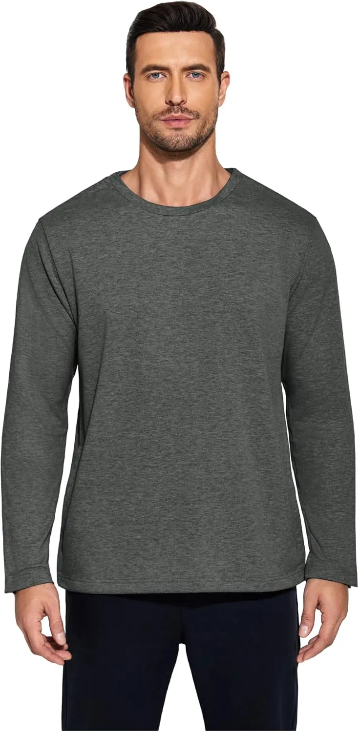 Deyeek Post Shoulder Surgery Recovery Shirts For Men Chemo Port Access Top Snap Full Tear Away Long Sleeve