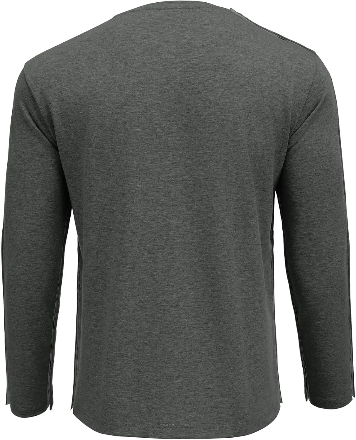 Deyeek Post Shoulder Surgery Recovery Shirts For Men Chemo Port Access Top Snap Full Tear Away Long Sleeve