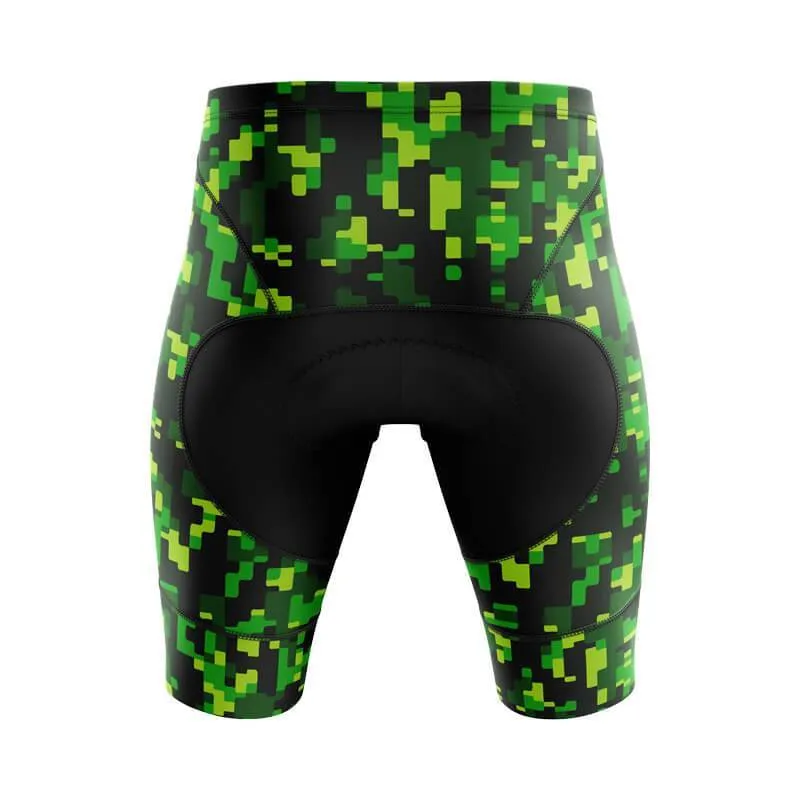 Fluorescent Green Canada Army Bib & Shorts