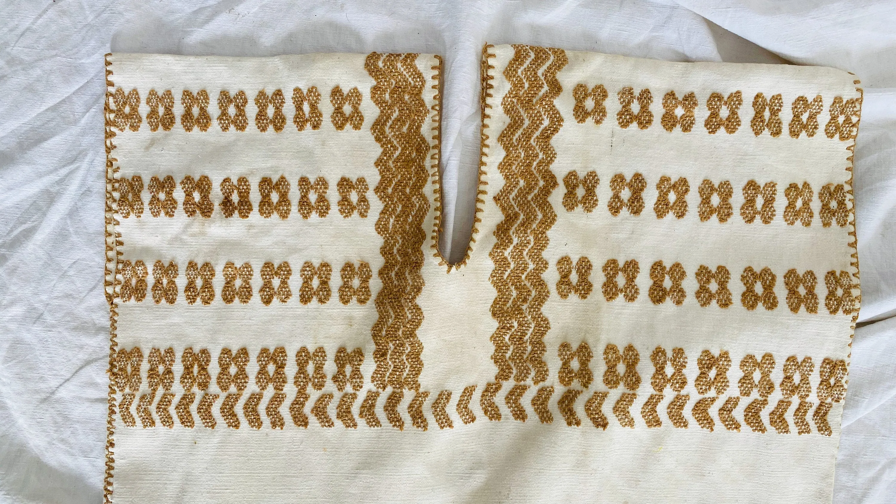 Hand Woven San Juan Colorado Huipil Dress. Oaxaca, Mexico. Rare