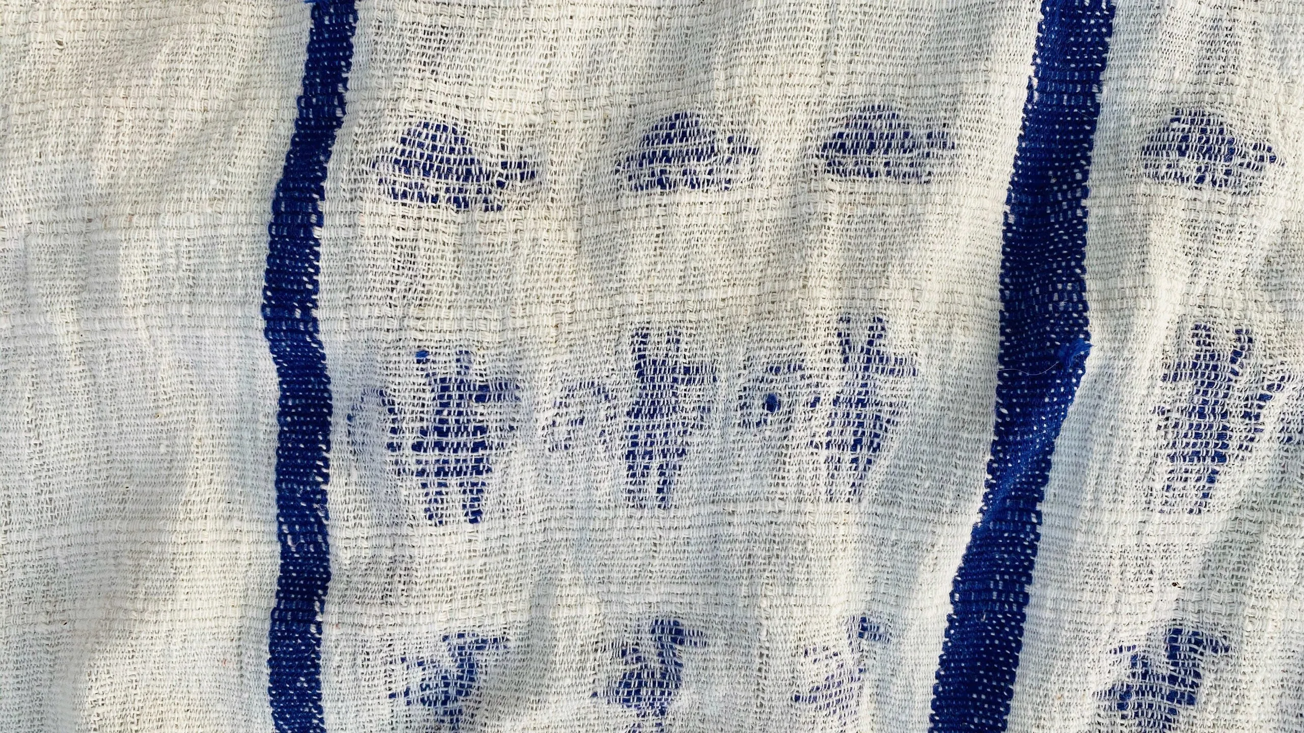 Hand Woven San Mateo Del Mar Huipil Blouse. Oaxaca, Mexico. Rare