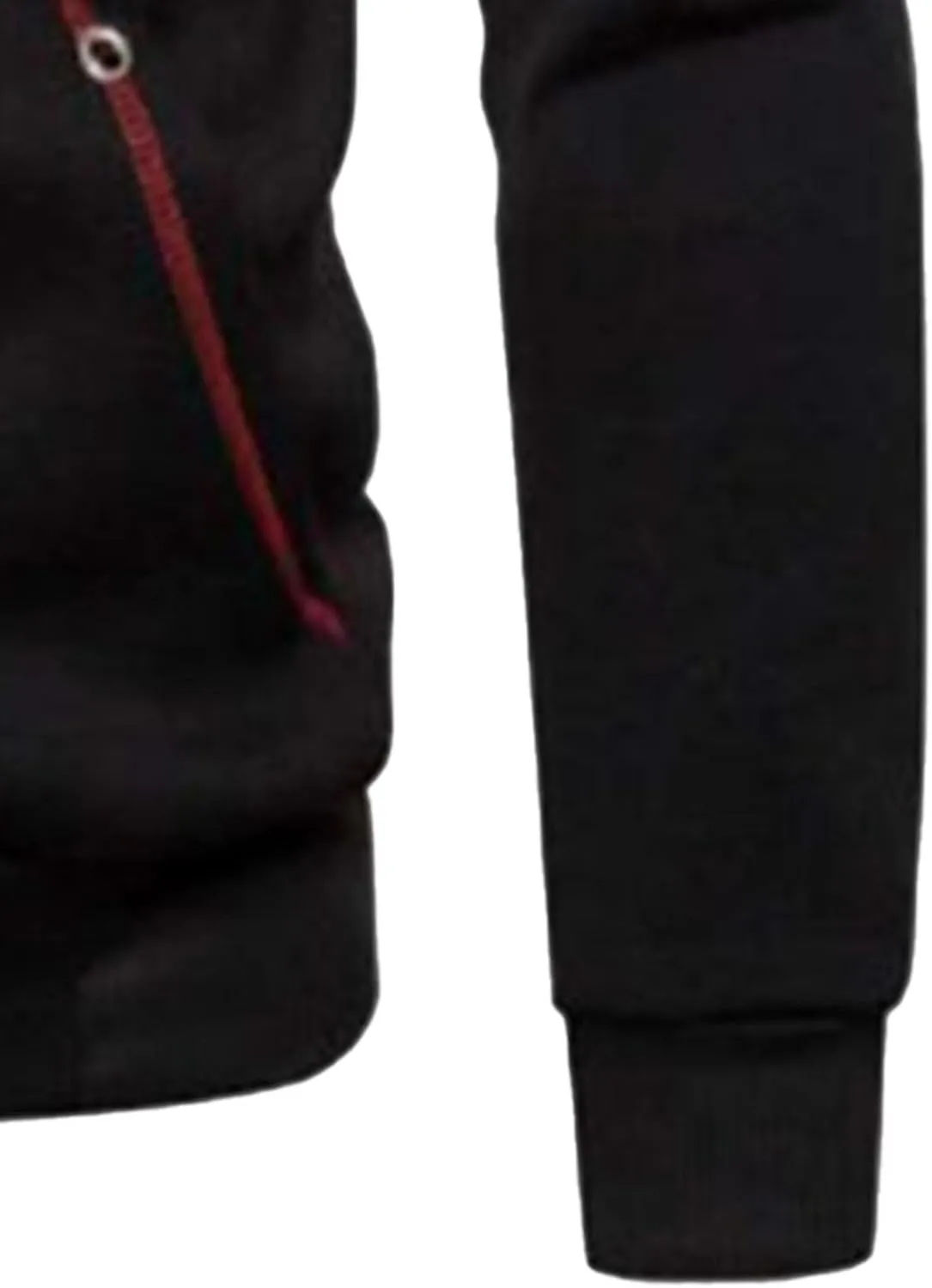 JEShifangjiusu Mens Full Zip Fleece Jackets Long Sleeve Contrast Hoodies Lightweight Sweatshirt Color Block Jacket Coats