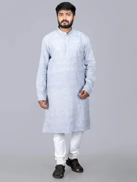 Periwinkle Springs Handwoven Organic Cotton Men Kurta