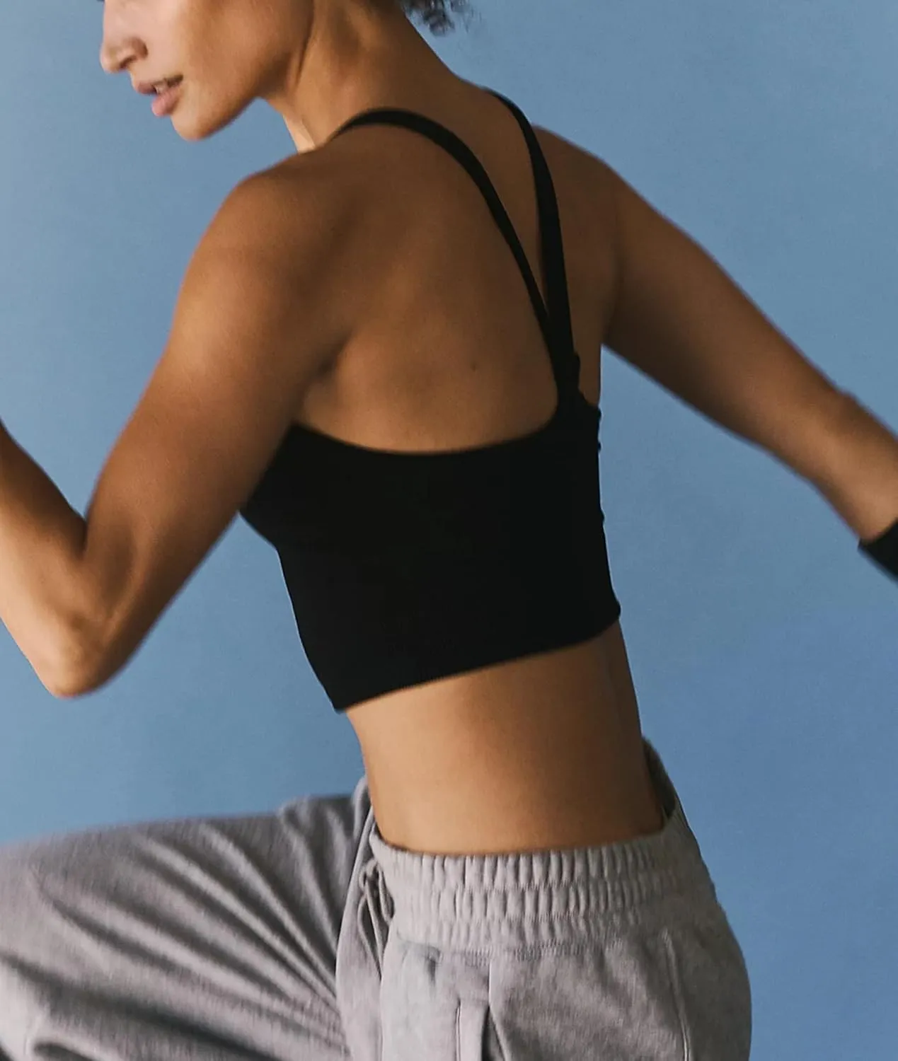 Tank Tops for Women Scoop Neck Crop Tops Athletic Workout Tops Cute Seamless Cami Ribbed Tank Tops