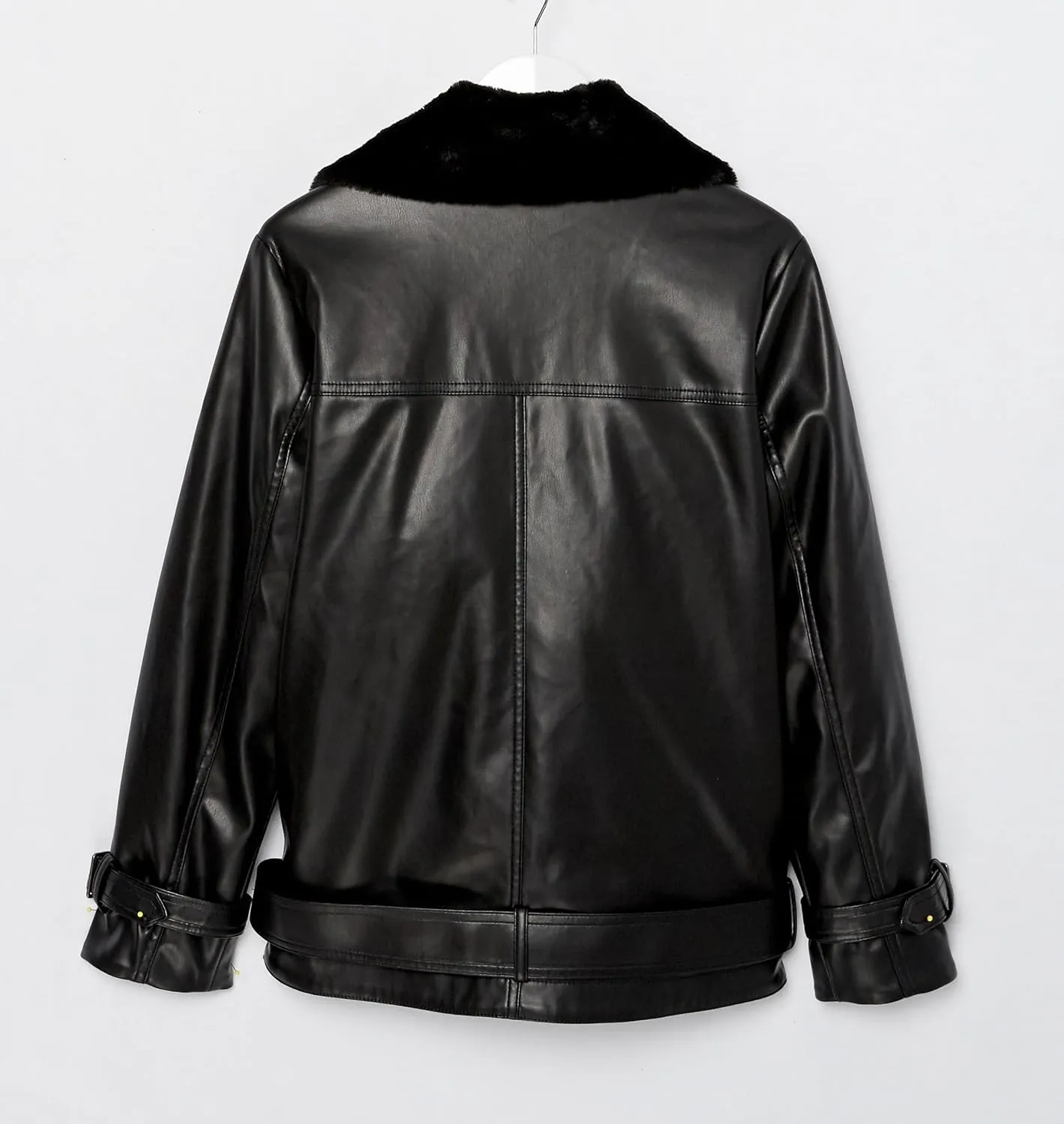The Drop Women's Cavalla Vegan Leather Moto Jacket