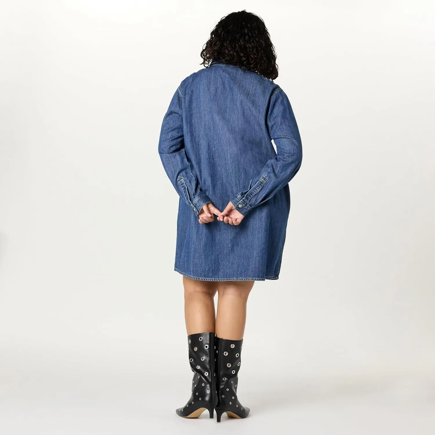The Drop Women's Katerina Denim Shirtdress